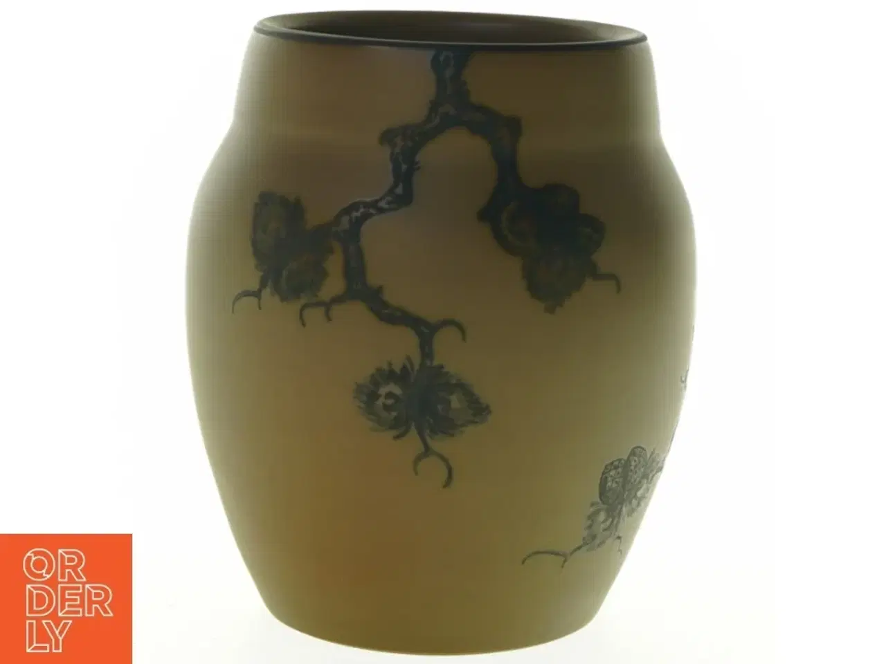 Billede 3 - Dekorativ vase med uglemotiv (str. 18 cm)