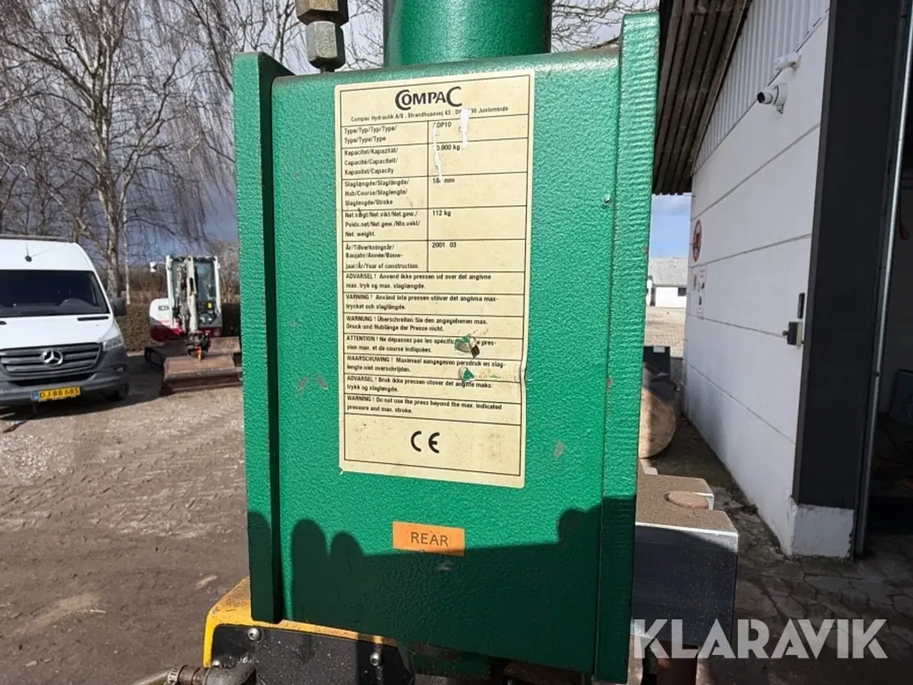 Billede 10 - Hydraulisk Presse Compac DP10