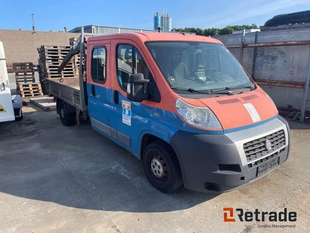 Billede 2 - Fiat Ducato  Dobbeltkabine - Kran 800 kg