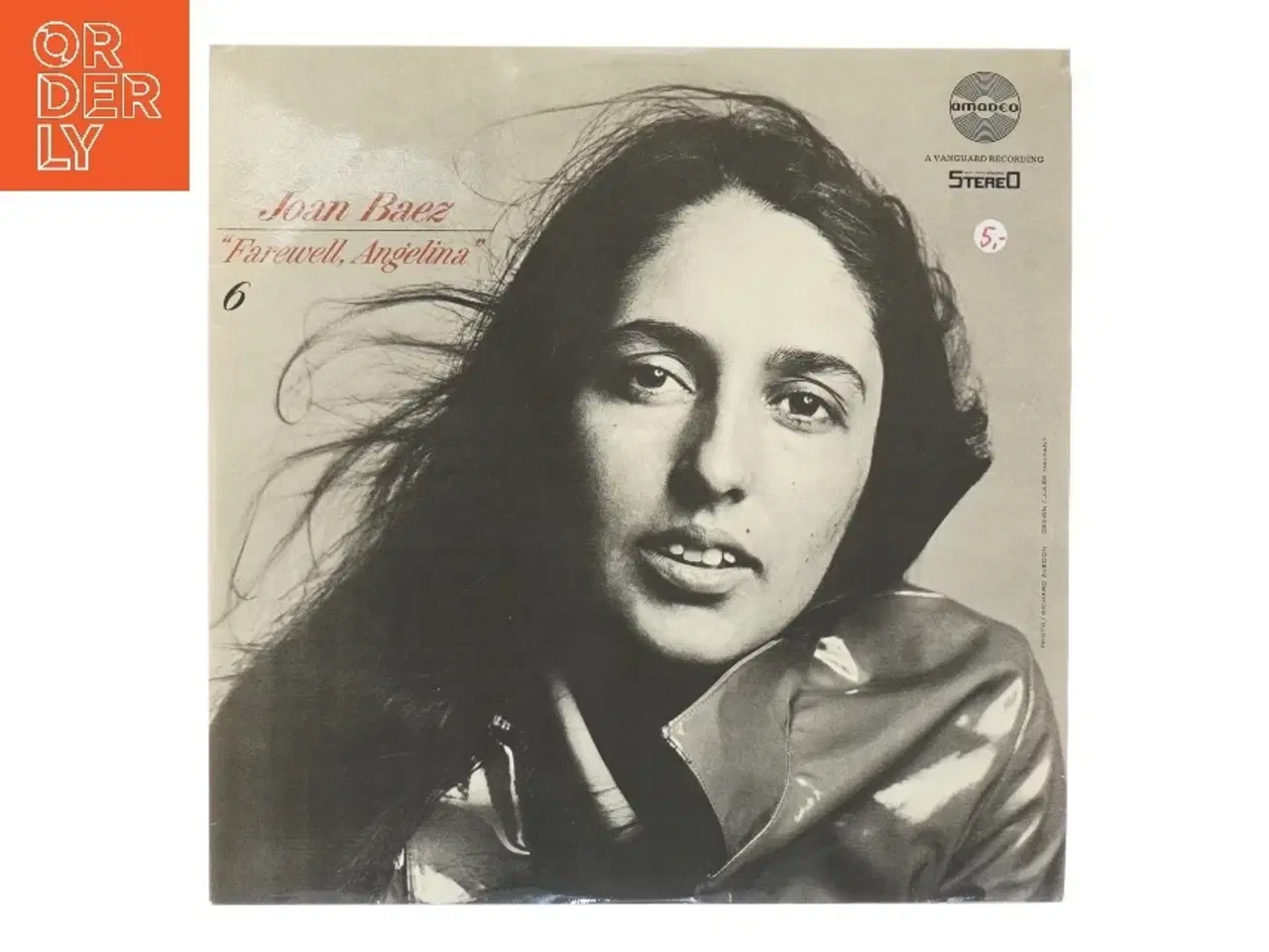 Billede 1 - Farewell, Angelina - Joan Baez Vinyl LP fra Amadeo