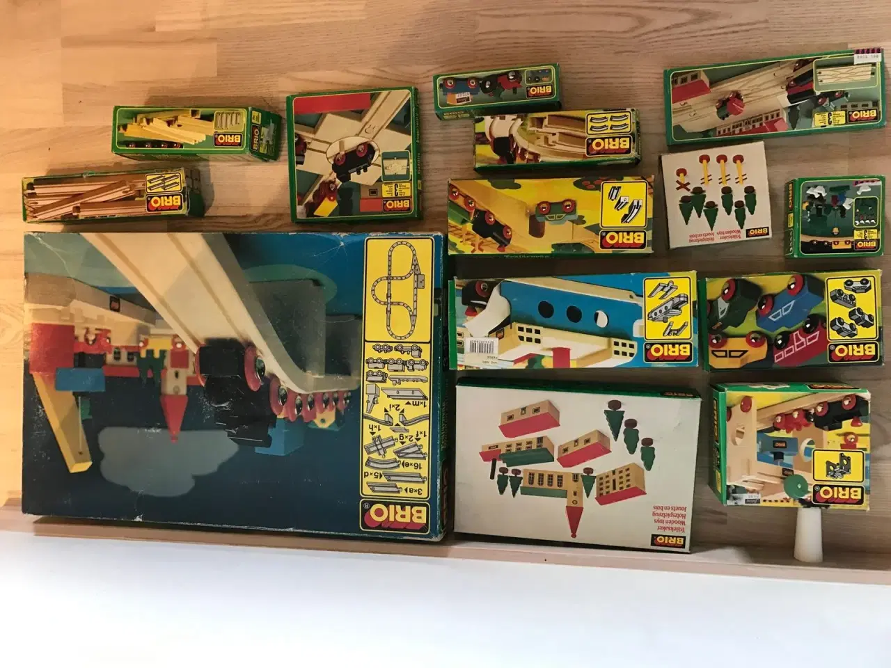 Billede 1 - Stor samling vintage BRIO i org. æsker 