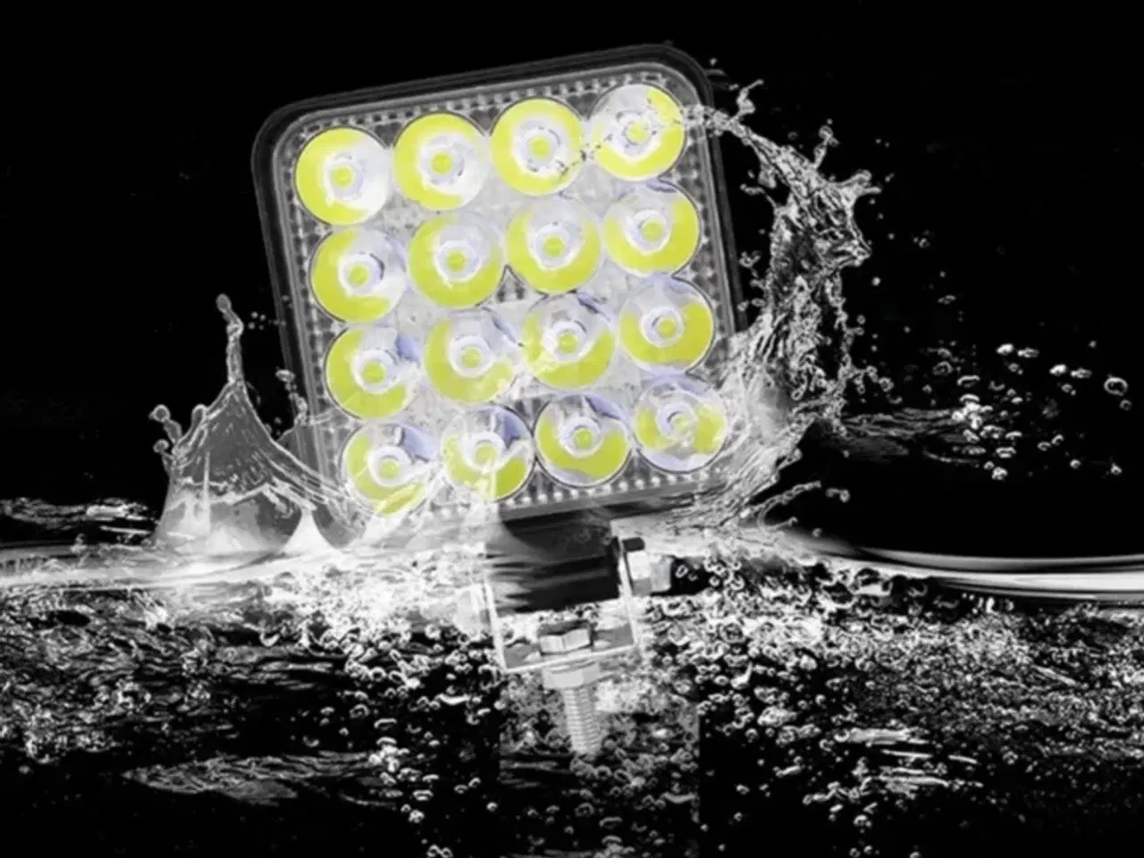Billede 2 - 10 stk. LED Arbejdslys 1200 Lumen IP67