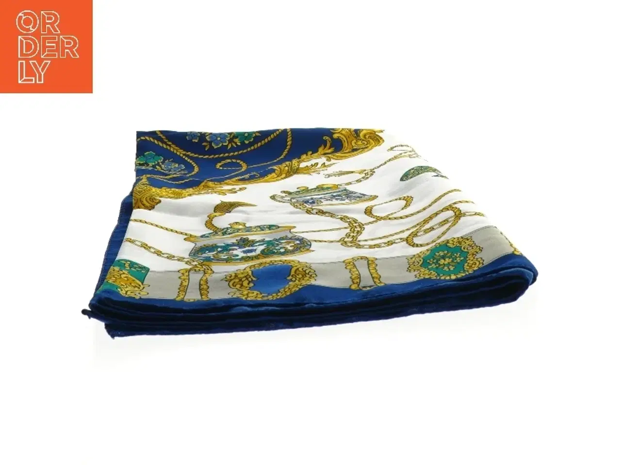 Billede 2 - Mønstret tørklæde (str. 86 x 86 cm)