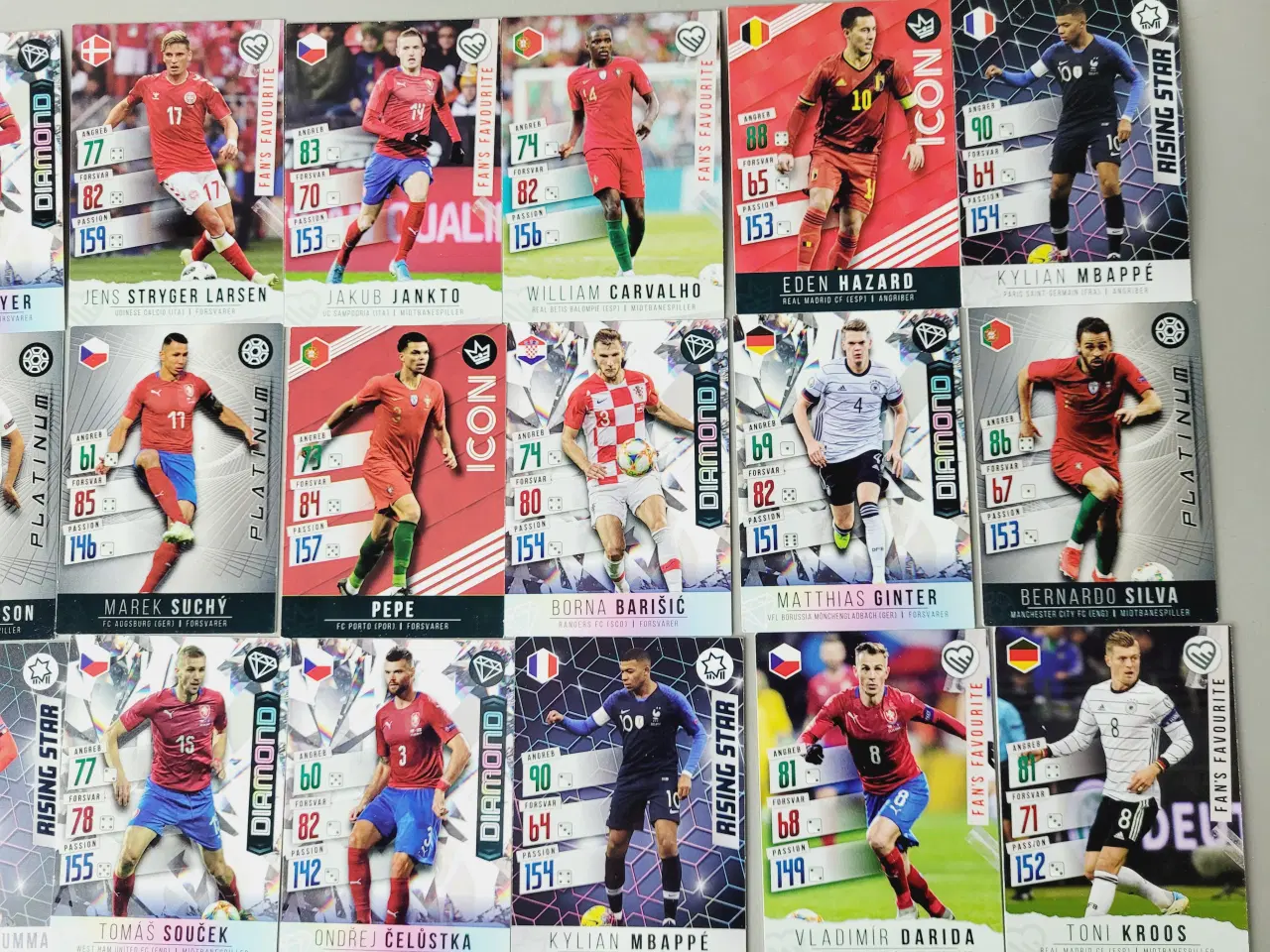 Billede 3 - ⭐️: Panini Adrenalyn XL fodboldkort – Samling på 5