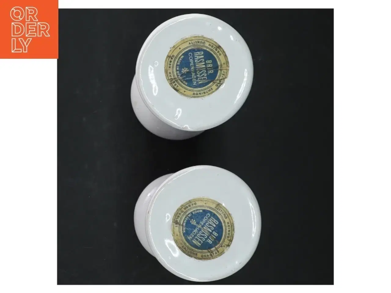 Billede 3 - Porcelæns stager fra Bror Rasmussen (str. H. 16 cm)