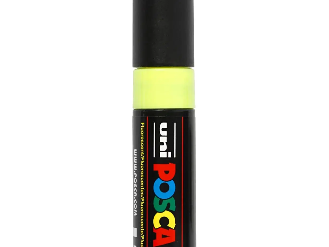 Billede 1 - Posca Tusch, PC-8K, streg 8 mm, broad, fluorescerende gul, 1 stk.