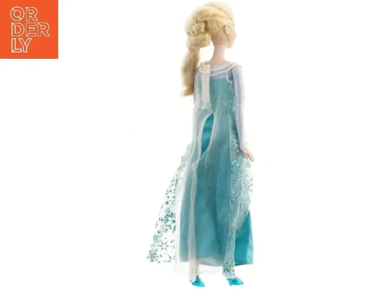 Billede 2 - Dukke med blå kjole fra Disney (str. 30 cm)