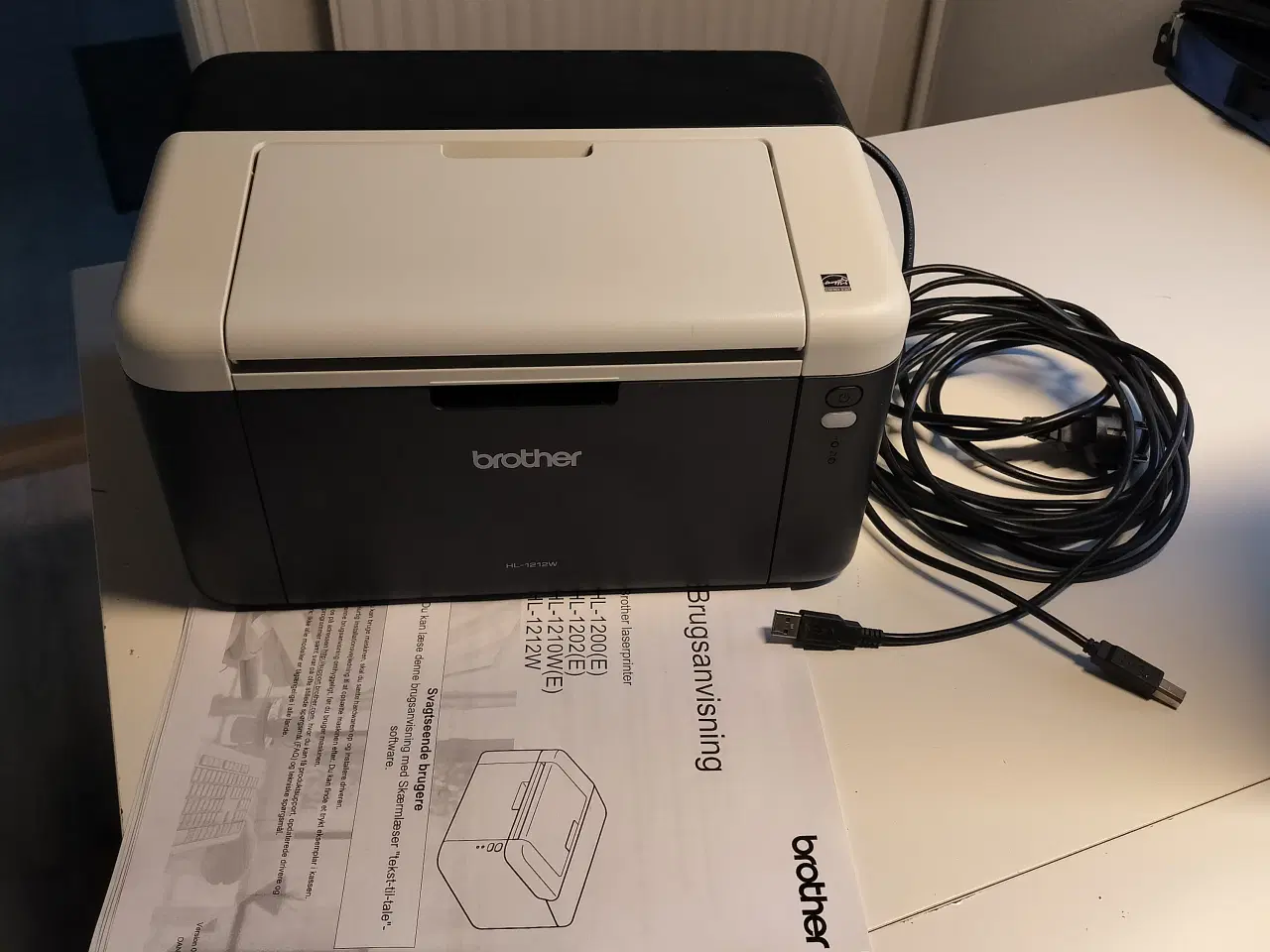 Billede 1 - Brother HL 1221 W laser printer med helt ny tone.