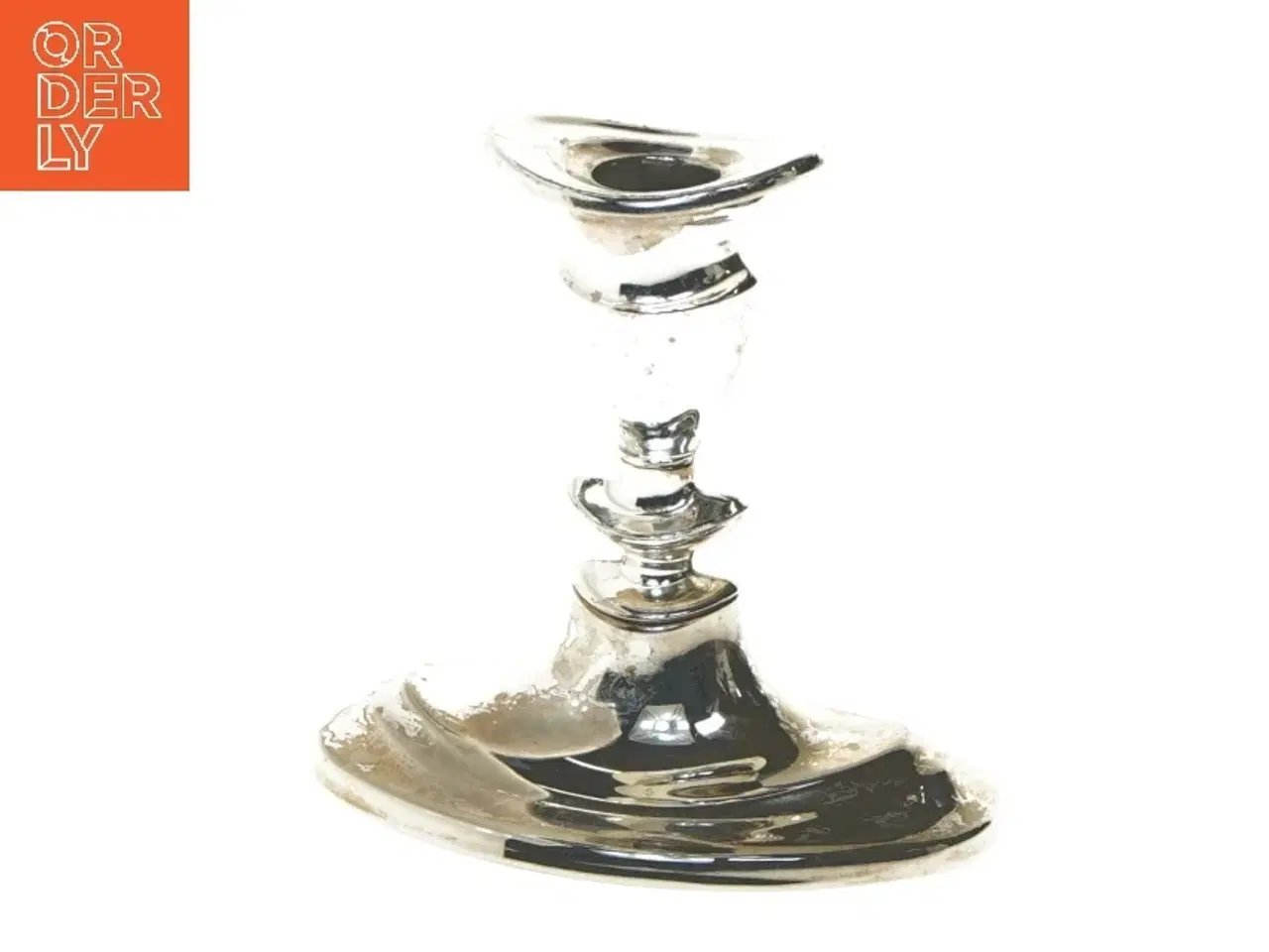 Billede 1 - Lysestage i metal (str. 12x12 cm)