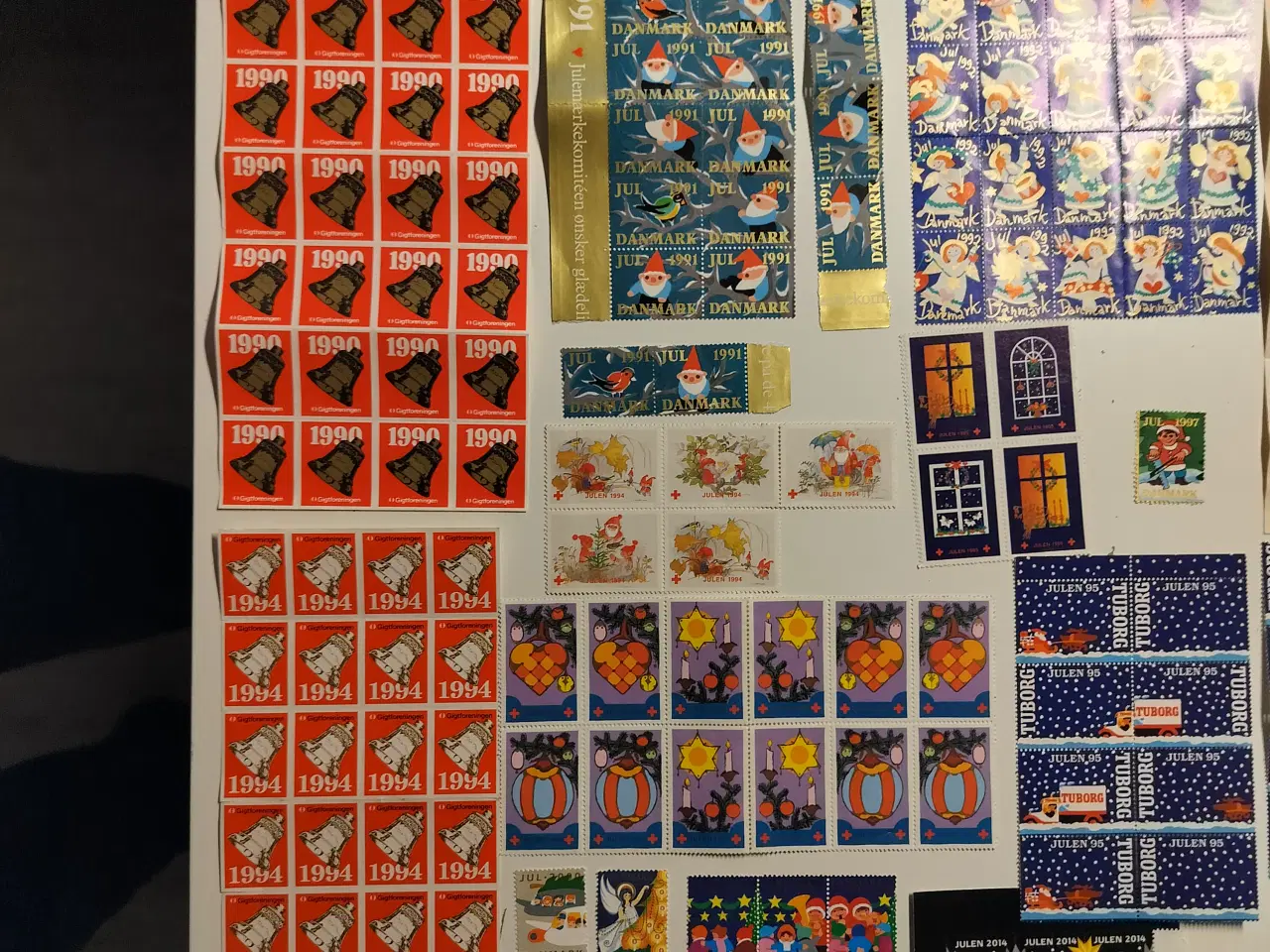 Billede 9 - julefrimærker 400 stk blandet