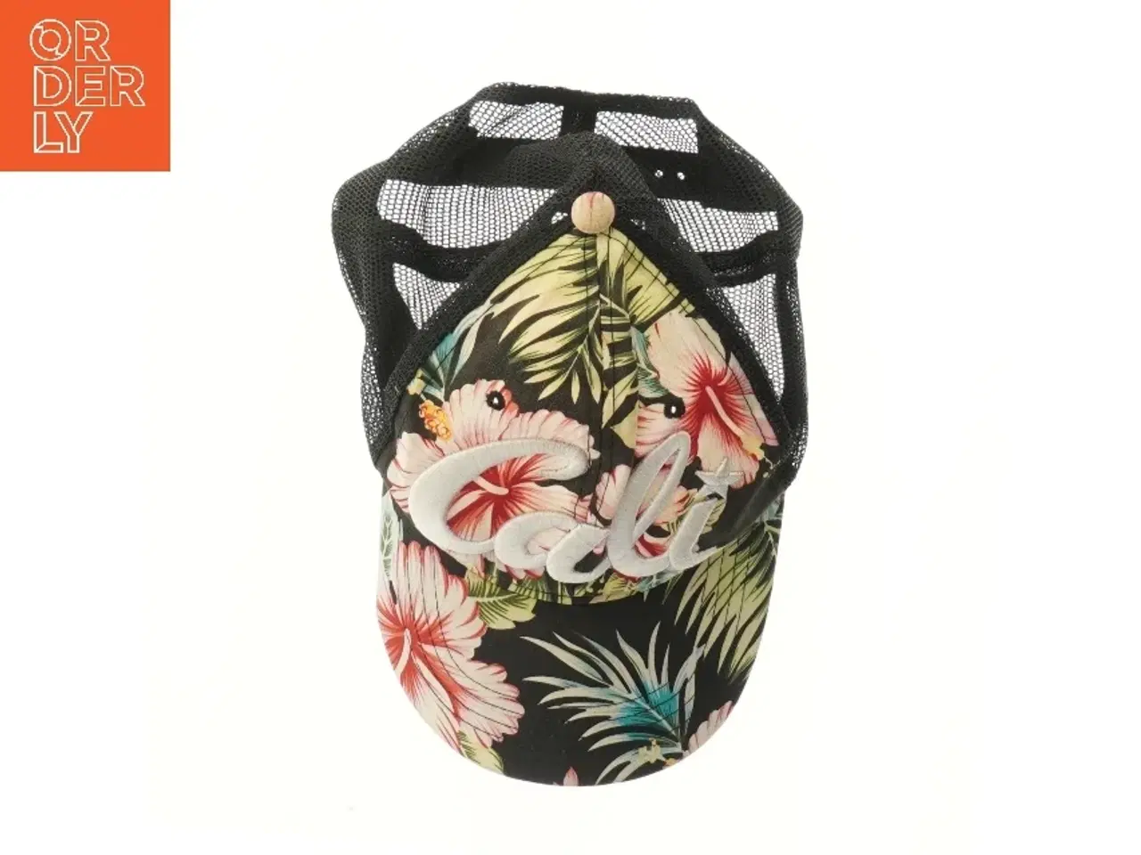 Billede 1 - Blomstret kasket (str. 20 cm)