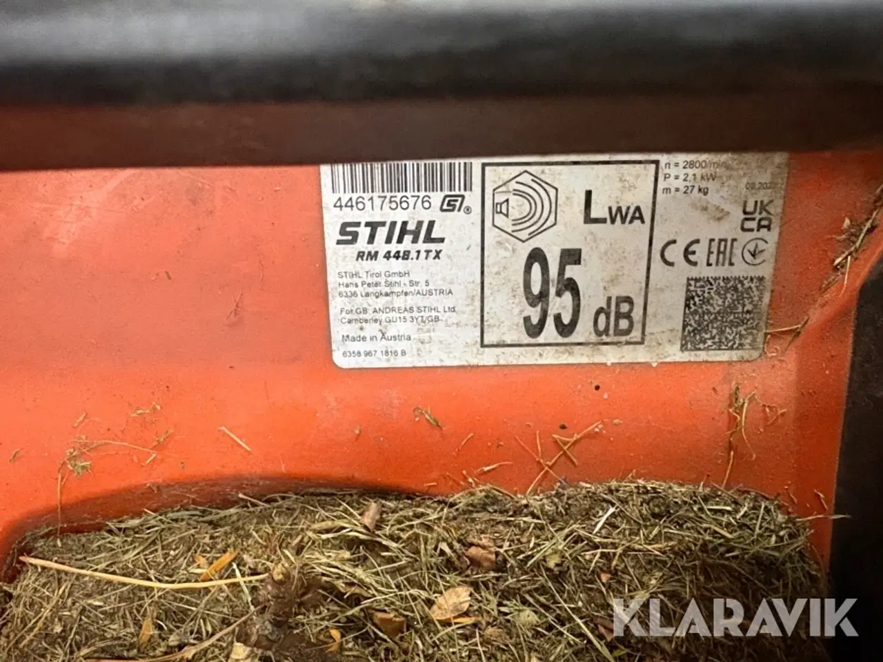 Billede 6 - Græsslåmaskine STIHL RM448 tx