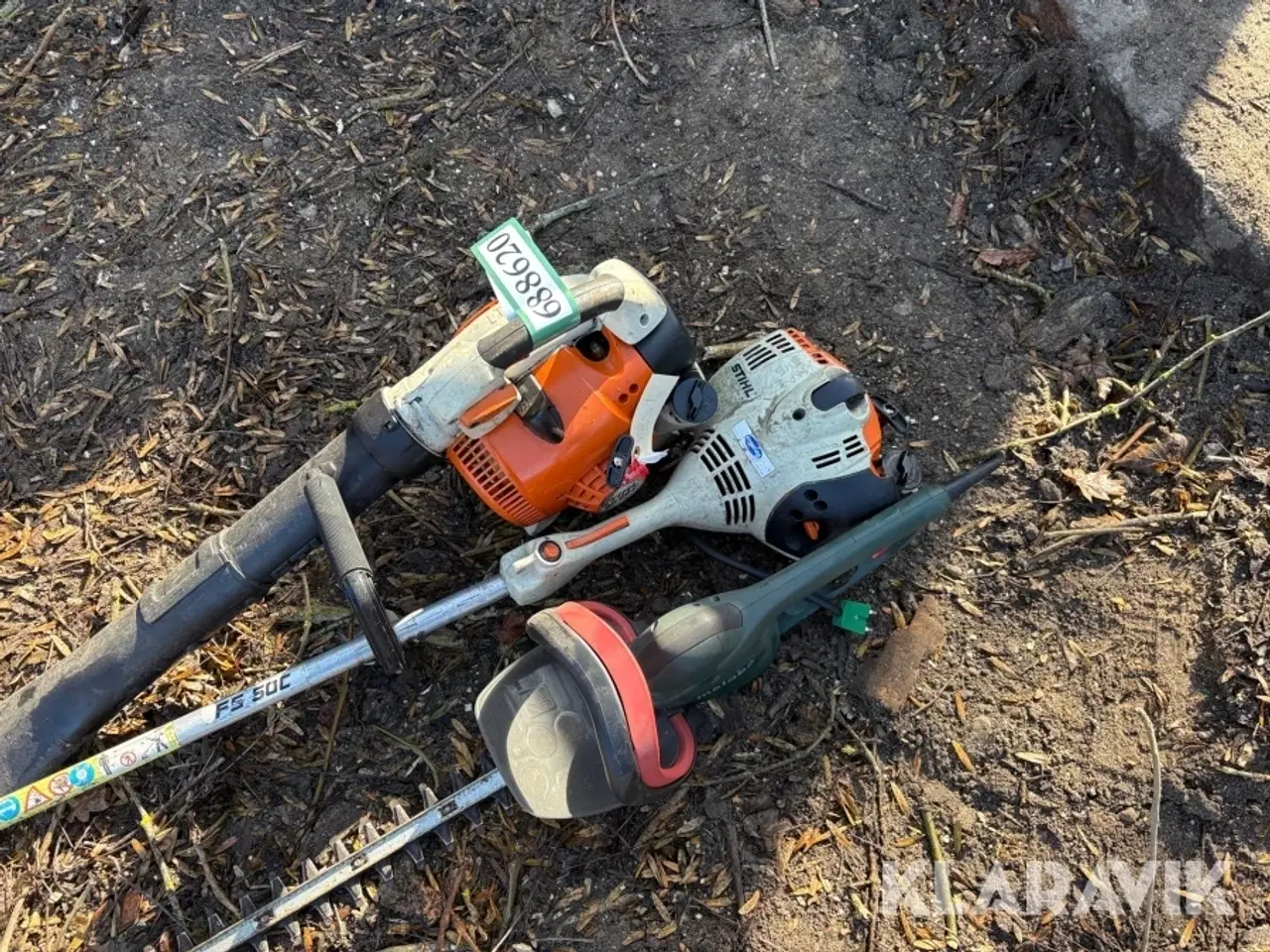 Billede 2 - Løvblæser, hækkeklipper og græstrimmer STIHL,metabo