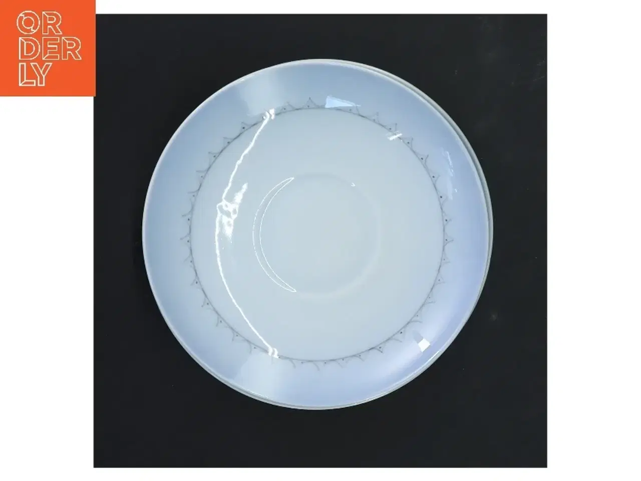 Billede 2 - Bing & Grøndahl Kornblomst, Sæt med 3 UNDERKOPPER (3 stk Ø 14 cm)