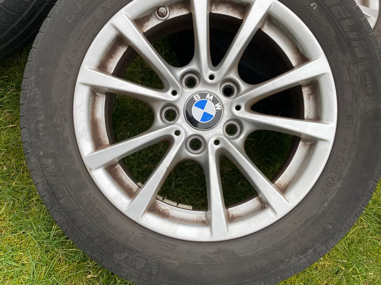 Billede 2 - Alufælge med dæk BMW