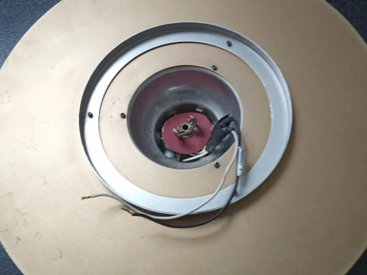 Billede 3 - Retro glas loftslampe 