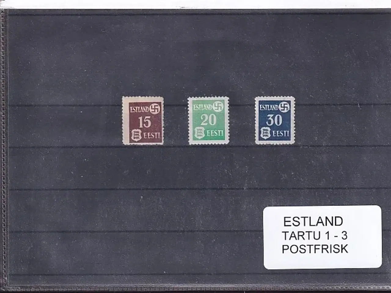 Billede 1 - Estland - Tartu 1 - 3 - Postfrisk