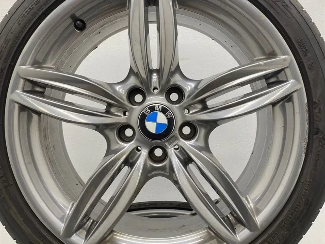 Billede 6 - 19" original BMW Alufælge med dæk "M double spoke 351" A64495 F10 F11 F12 F13 F06 GC F10 LCI F11 LCI F06 GC LCI F12 LCI F13 LCI