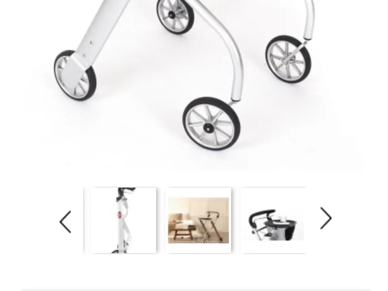 Billede 5 - Rollator med bakke og kurv