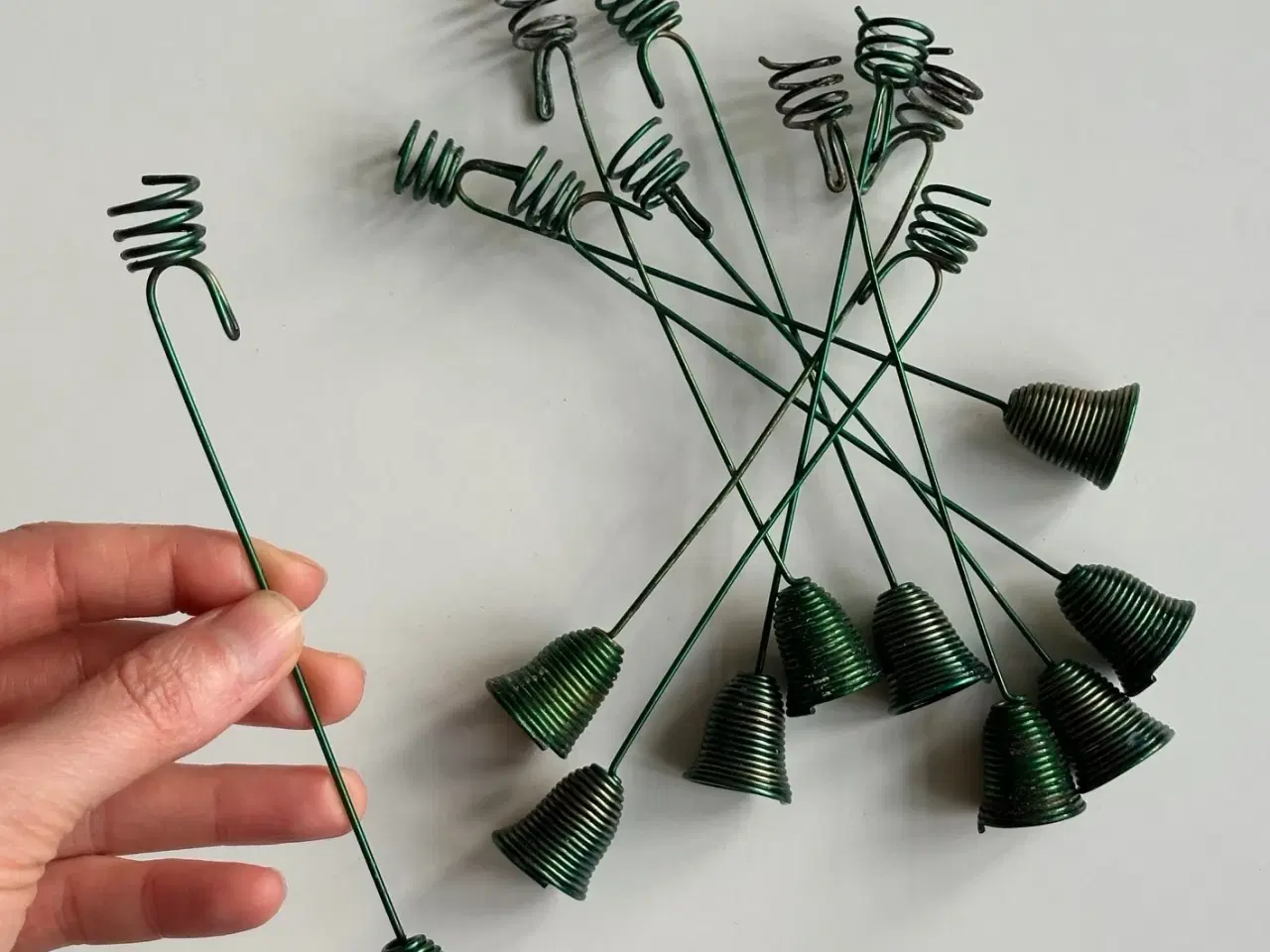 Billede 4 - Juletræslyseholdere, retro, 10 stk samlet