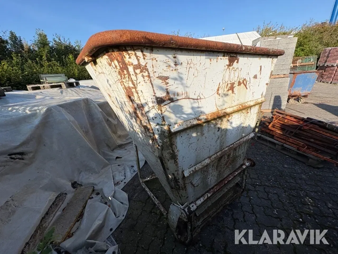 Billede 2 - Betonspand til kran, 1000 liter