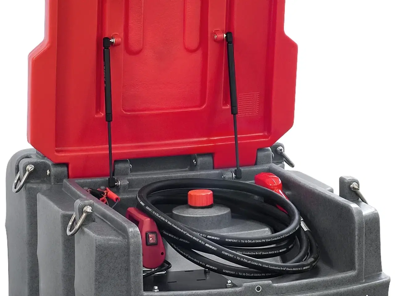Billede 1 - Dieseltank m/12V pumpe, 250 ltr.
