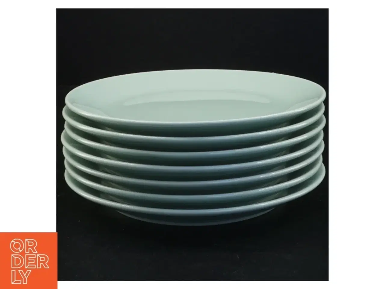 Billede 1 - 7 Porcelænstallerkener fra IKEA (str. Diameter 19 cm)