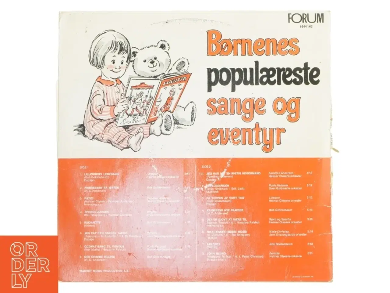 Billede 2 - Børnenes populæreste sange og eventyr LP fra Forum