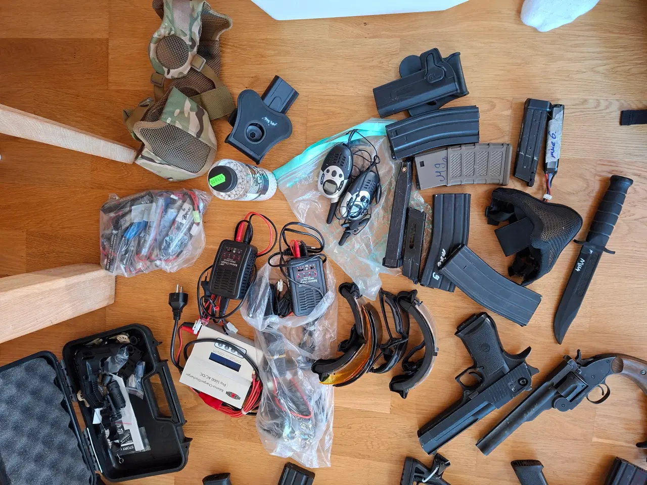 Billede 2 - Softgun Hardgun geværer + pistoler + kugler + dele