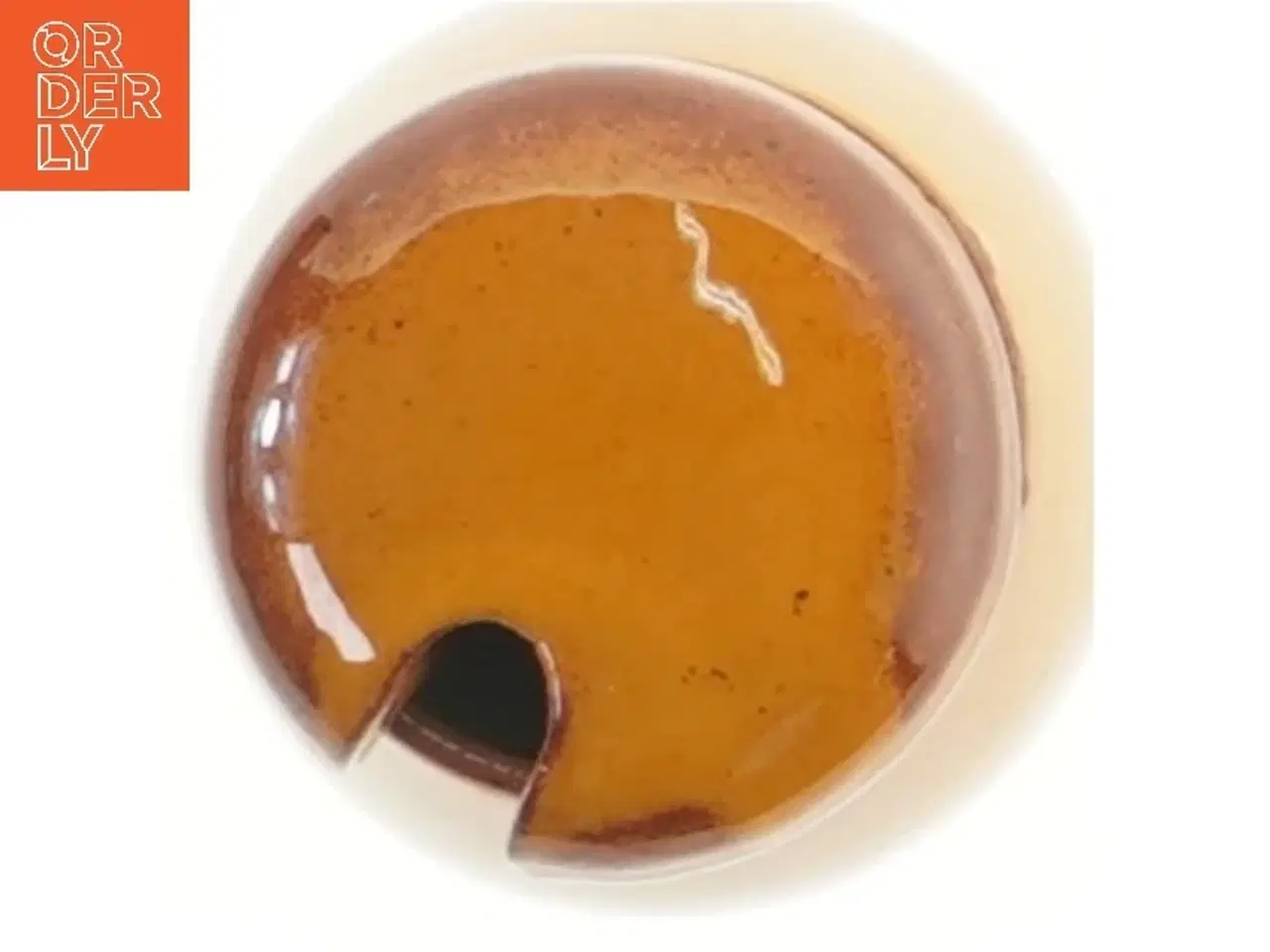 Billede 4 - Keramik sennepskrukke med låg (str. 6,5 cm)