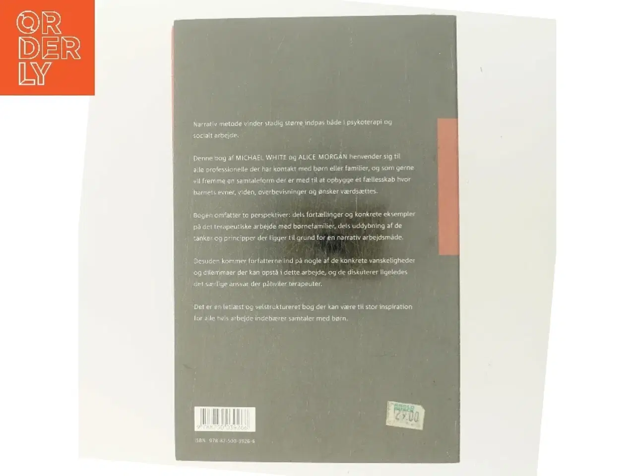 Billede 3 - Narrativ terapi med børn og deres familier (Bog)