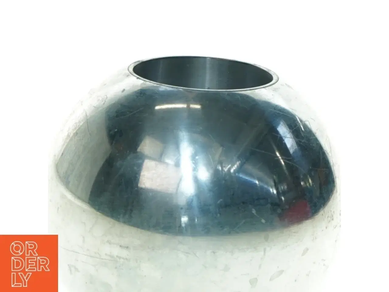 Billede 4 - Sølvfarvet skål i rustfrit stål fra Ikea (str. 14 x 11 cm)