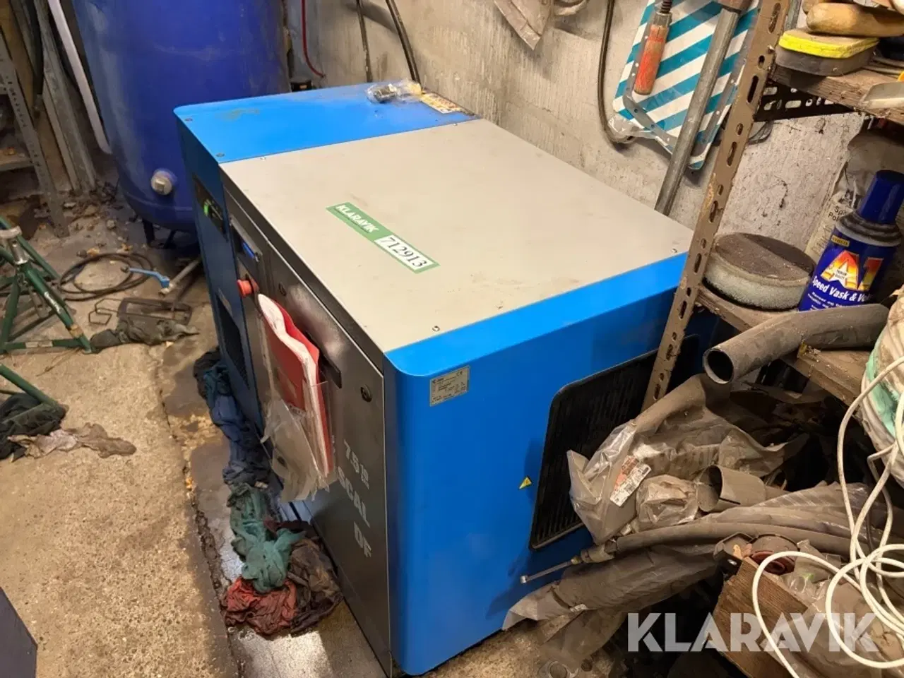 Billede 1 - Skruekompressor Power System Pascal 7,5-10-270 DP IE3 med tryktank