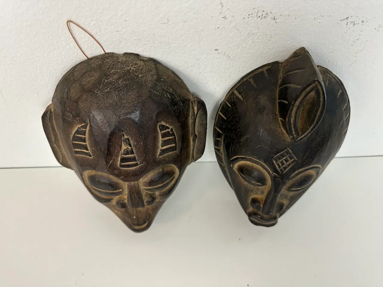 Billede 9 - 2 stk. afrikanske masker