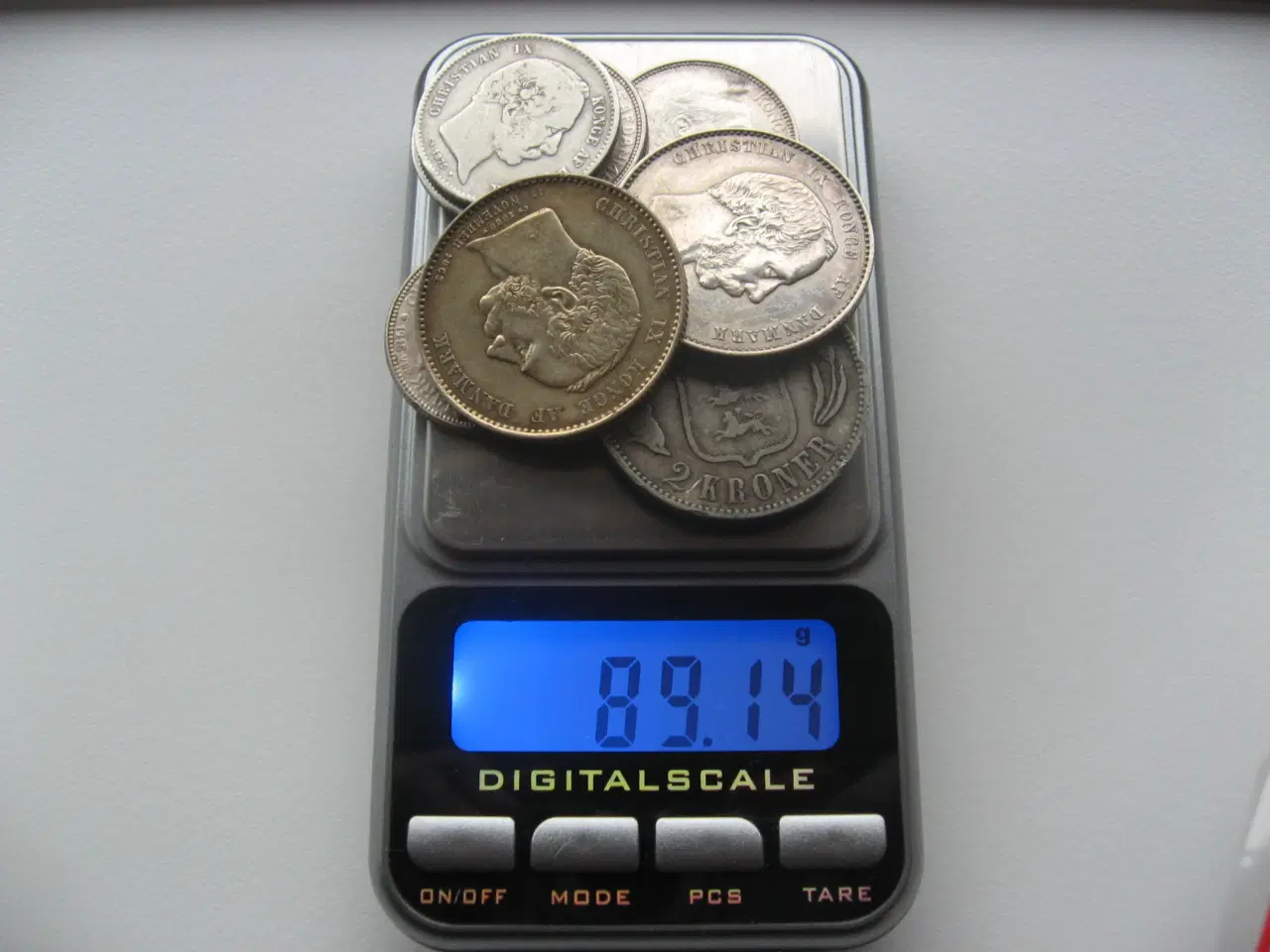 Billede 1 - Danske sølvmønter 0.800/1000 89.14G 1875-1916