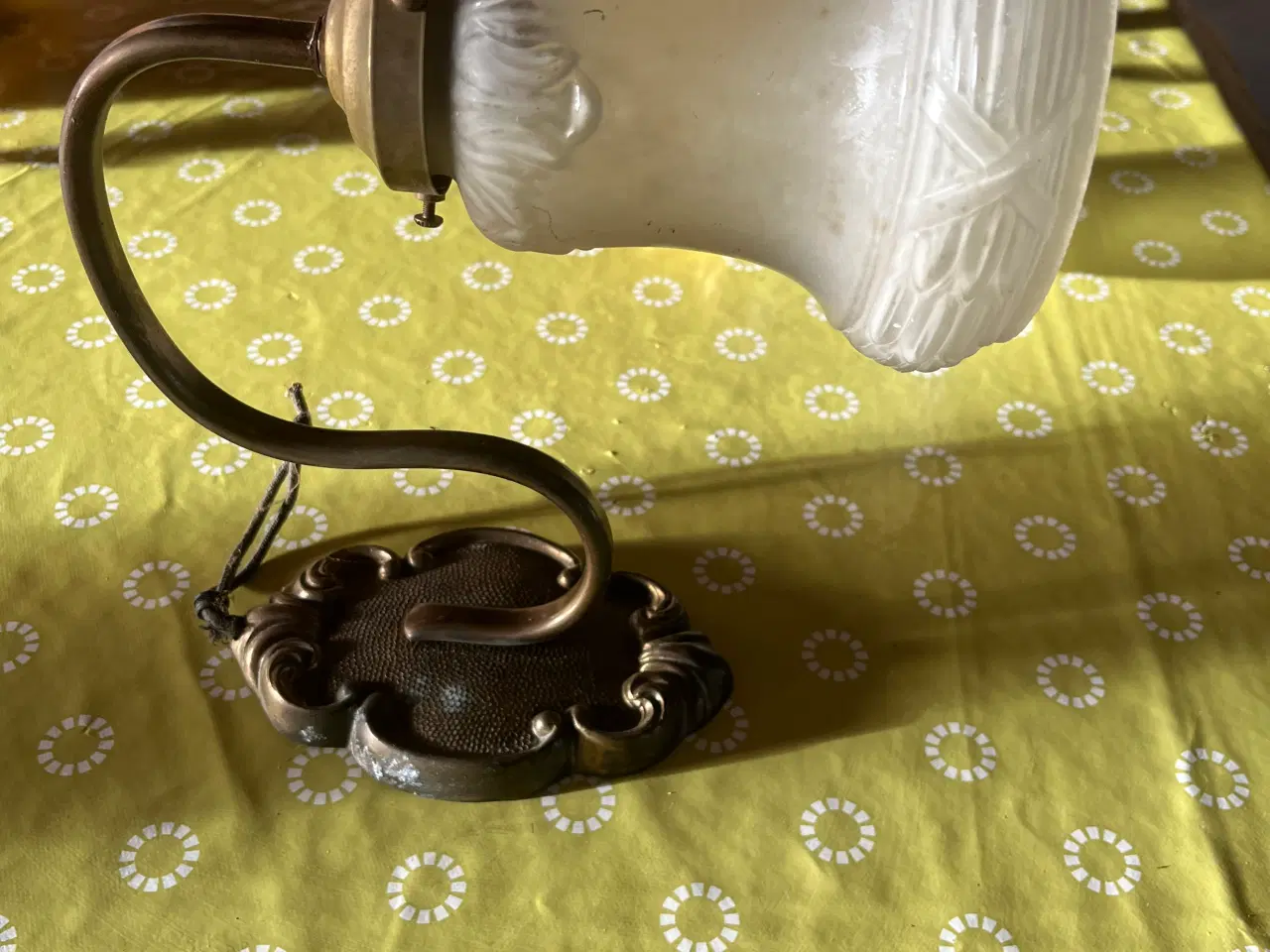 Billede 2 - Vintage væglamper med glasskærme