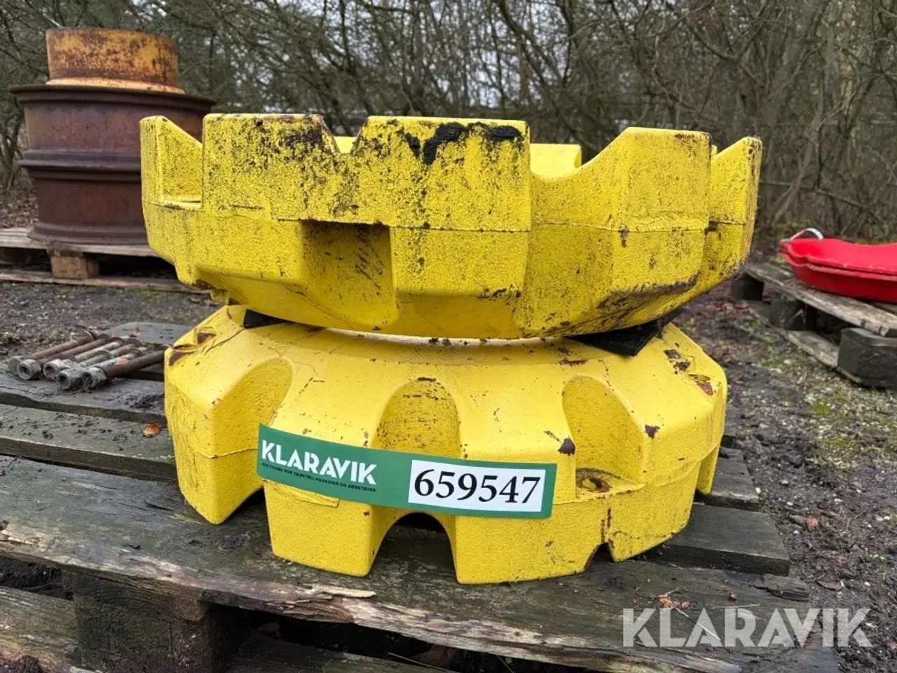 Billede 10 - Fælgvægte John Deere R26/311 - 205 kg 2 styk