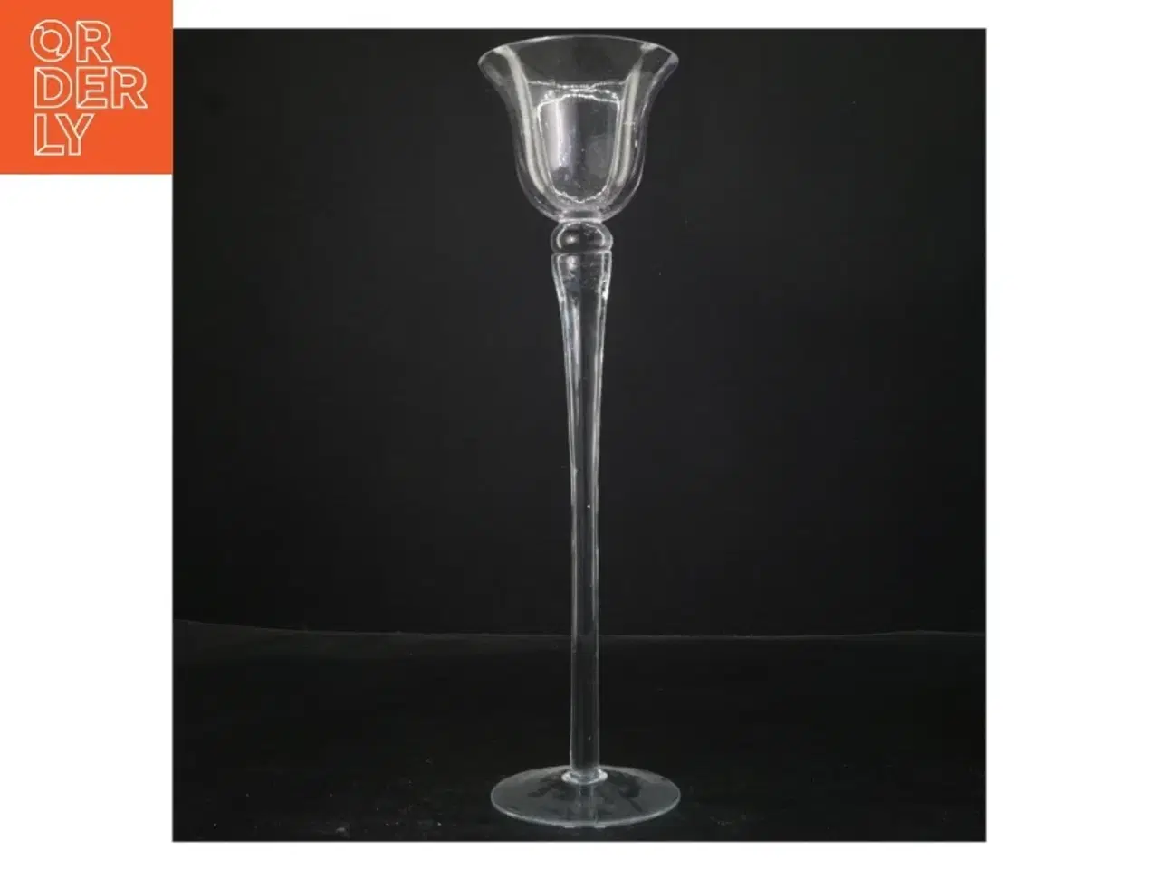 Billede 1 - Høj glasstage (str. Ø 10x35 cm)