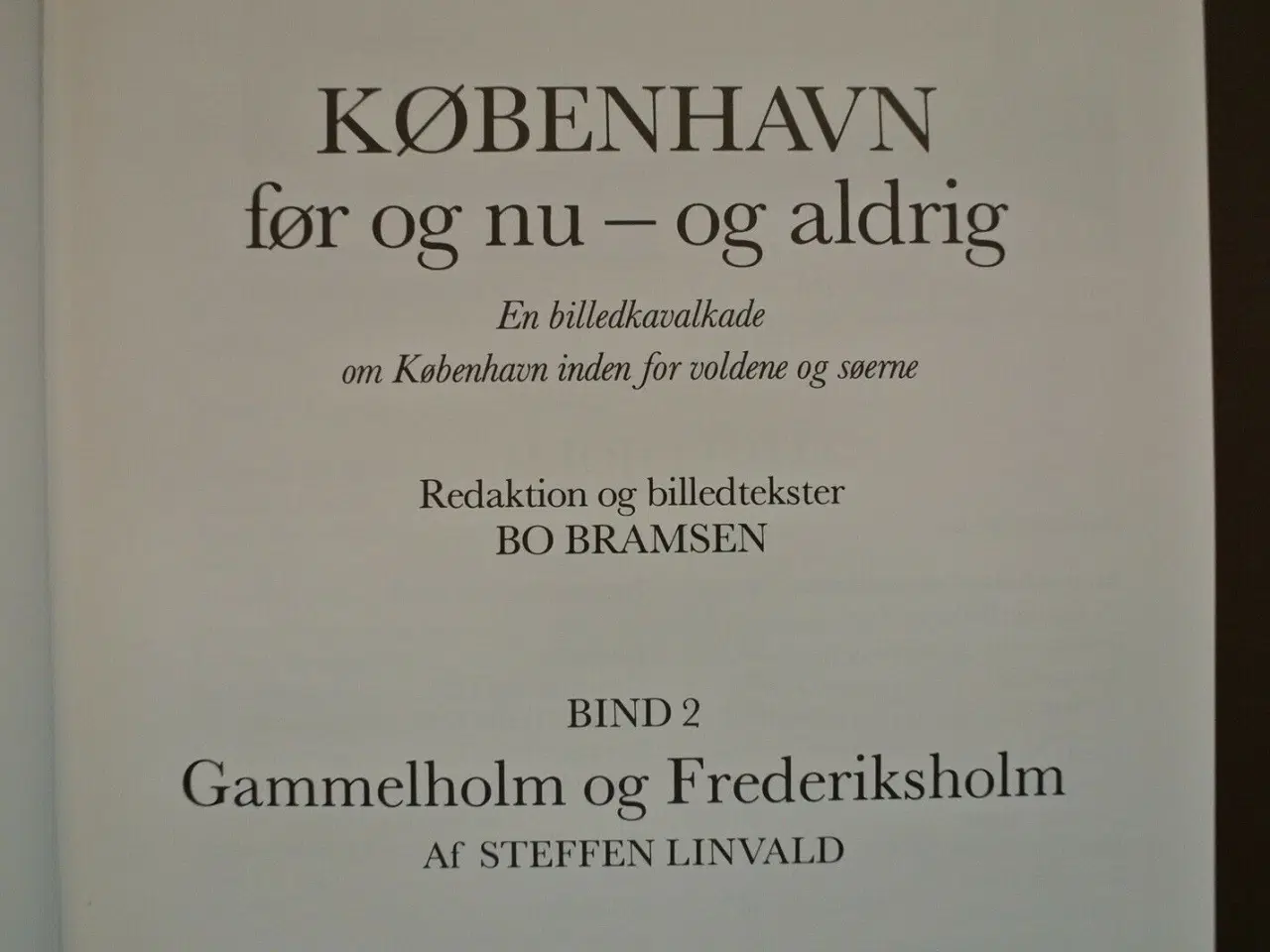 Billede 2 - københavn før og nu og aldrig bind 2 - gammelholm 