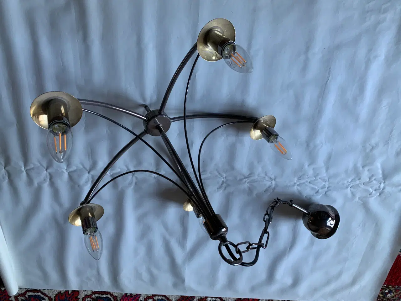 Billede 1 - Lysekrone med 5 arme