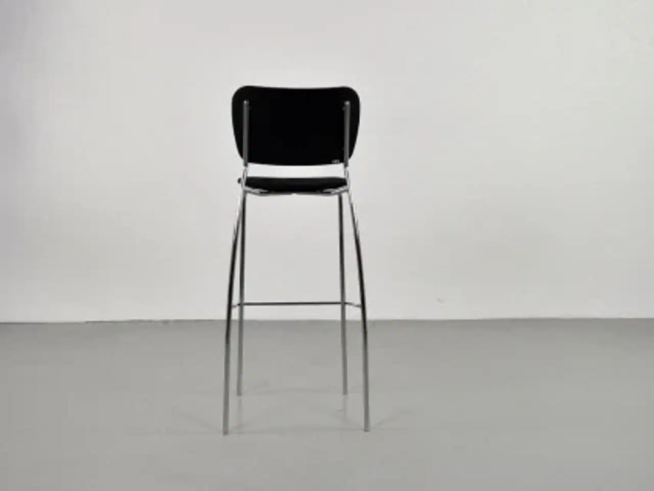 Billede 3 - Efg barstol i sort på krom stel