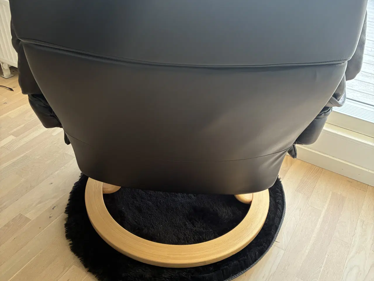 Billede 4 - Stressless Læder lænestol sort