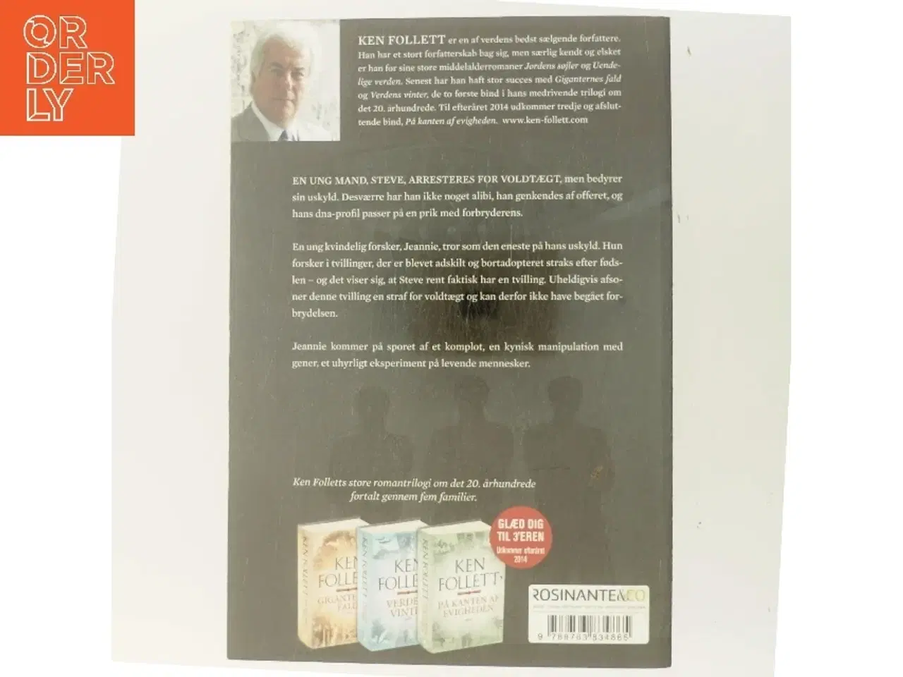 Billede 3 - Den tredje tvilling af Ken Follett (Bog)