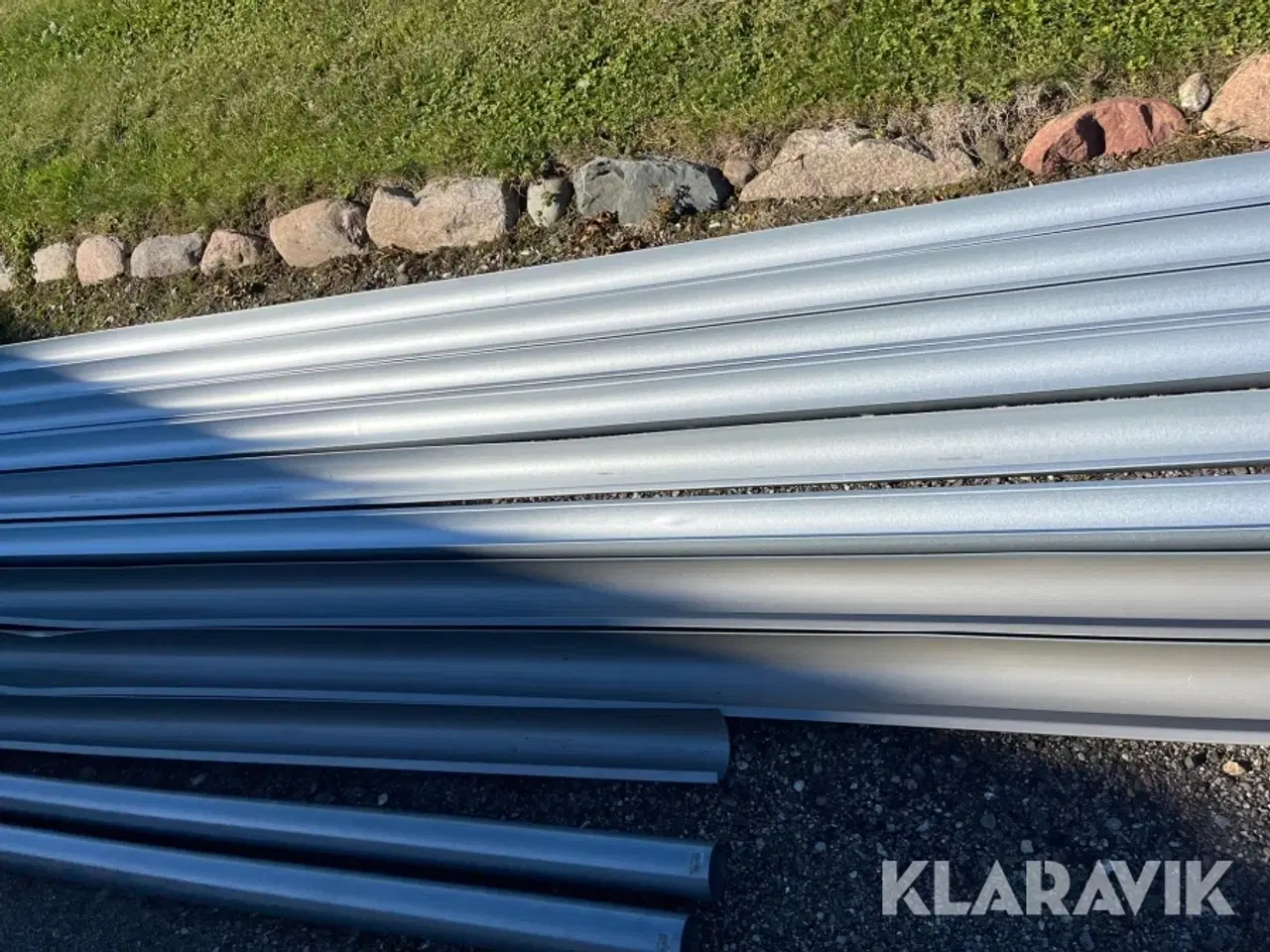 Billede 6 - Tagrender Plasmo Alu zink 9 stk