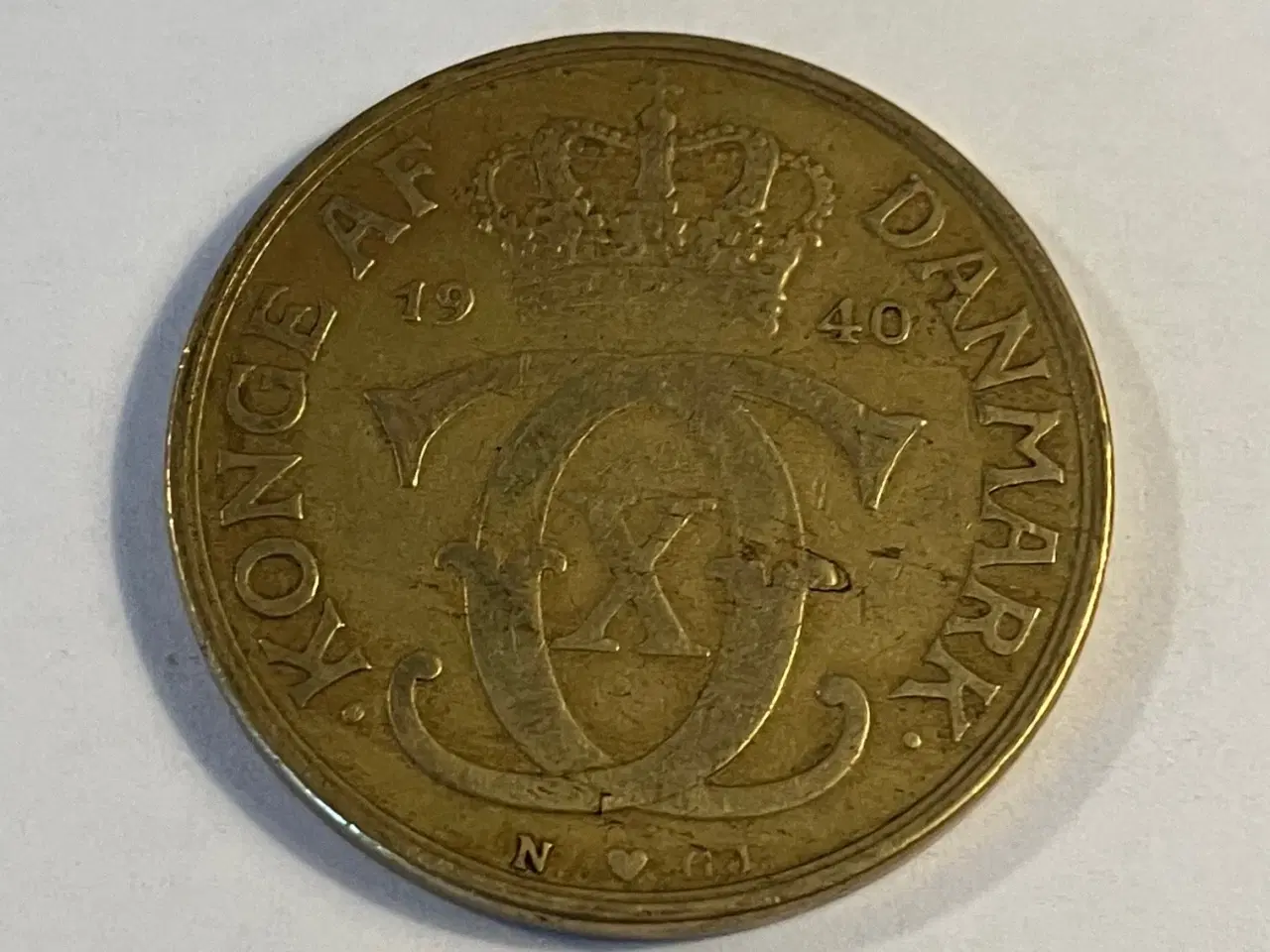 Billede 1 - 2 Kroner 1940 Danmark