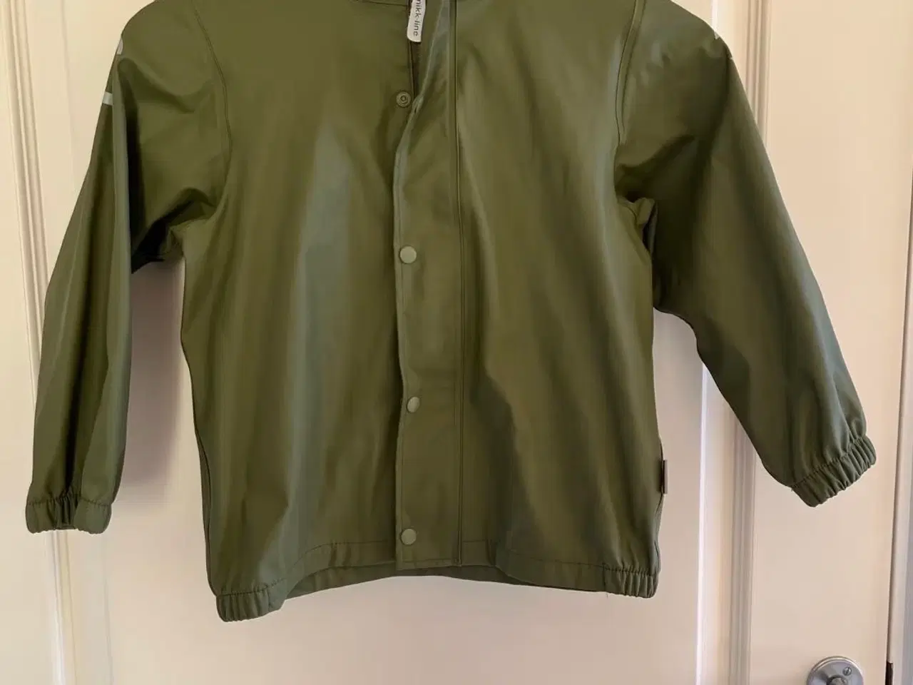 Billede 1 - Army grøn Mikk-Line regnjakke