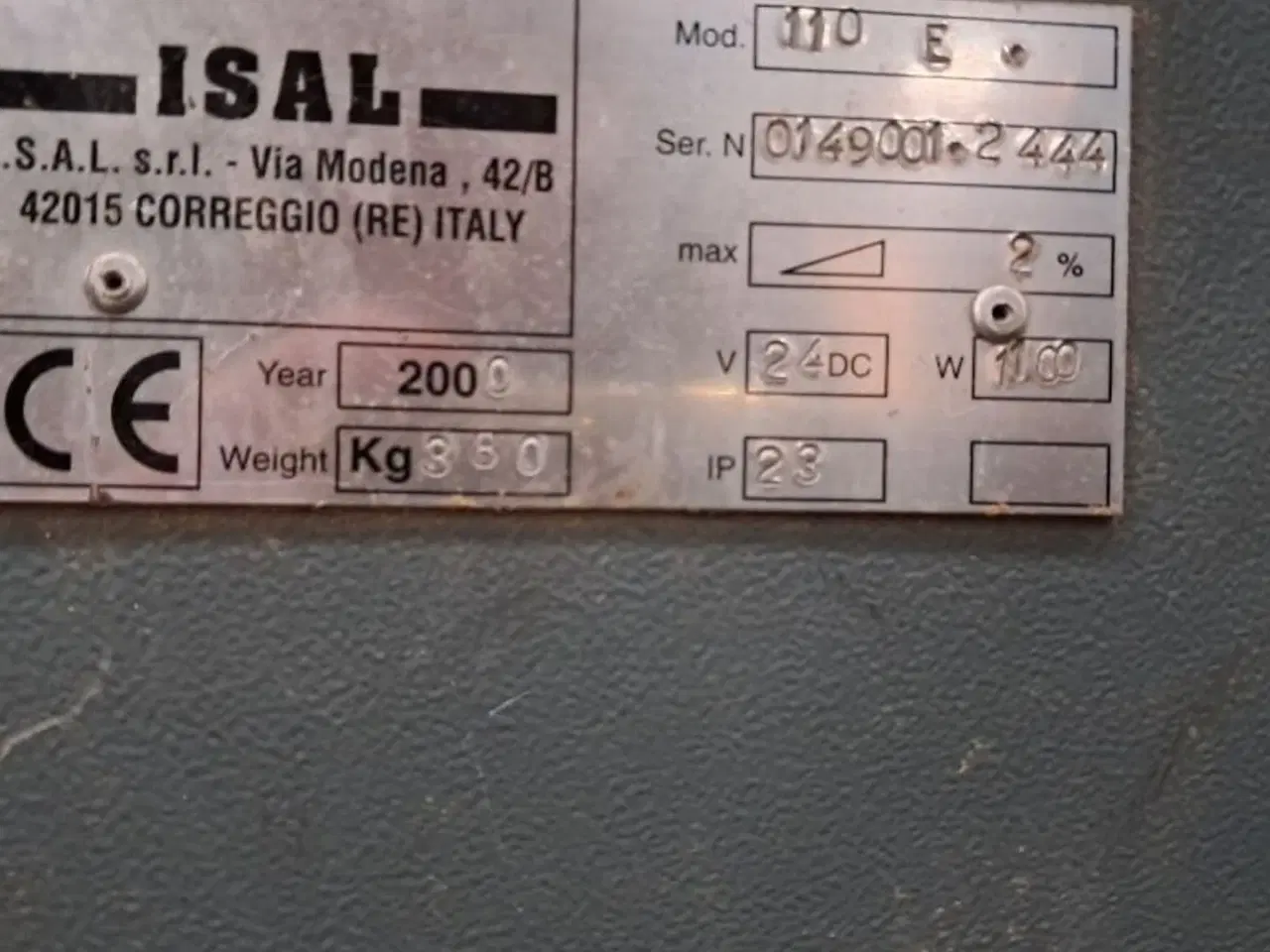 Billede 4 - ISAL 110 E