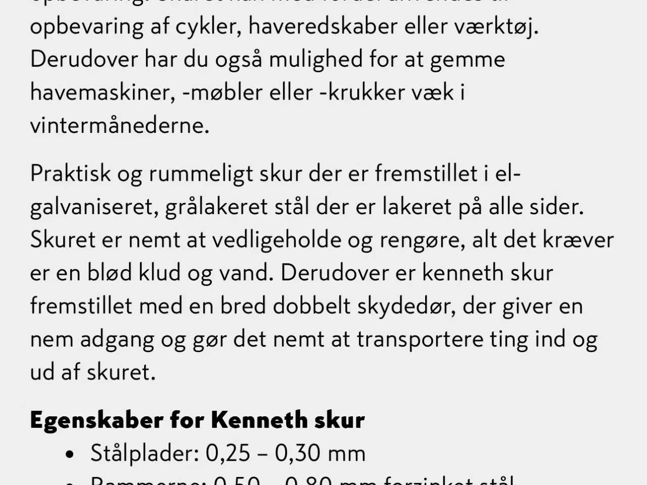 Billede 2 - Haveskur “Kenneth“