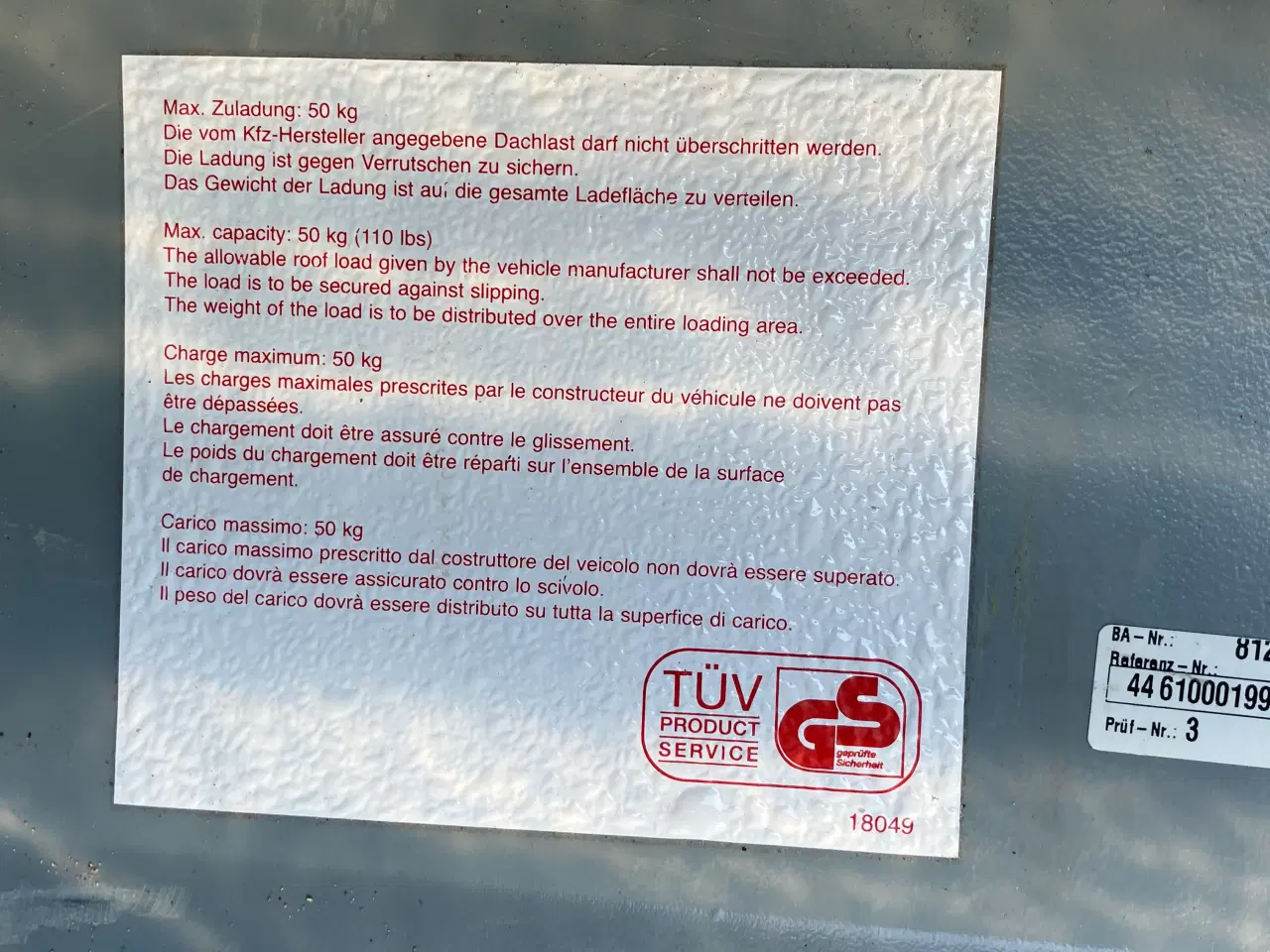 Billede 4 - Thule Alpine 700 tagboks