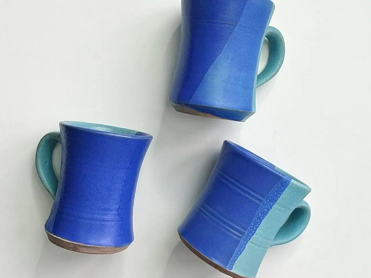 Billede 2 - Keramikkrus, blå/turkis glasur, pr stk